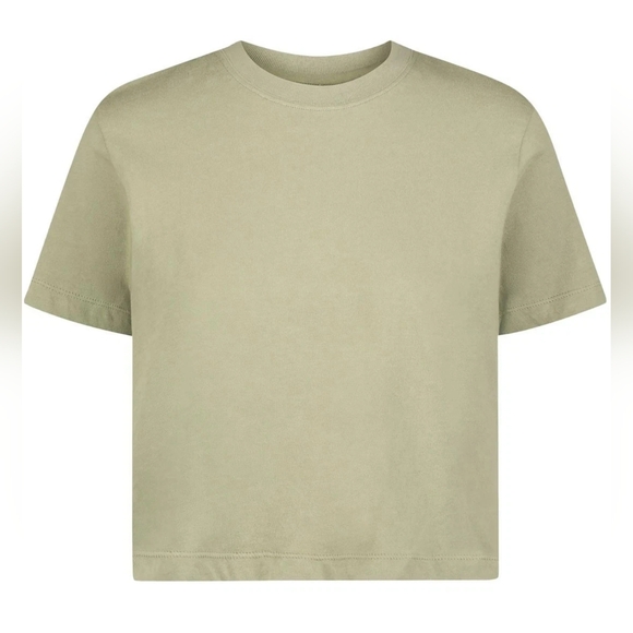 DL1961 Tops - DL1961 Women's Essential Cotton Crop Tee MSRP $69 New with tags Light Olive